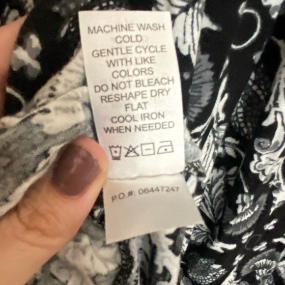 (S6) Chelsea Studios 2X (26/28) Boho V-Neck Button-Down Tunic - Picture 9 of 10